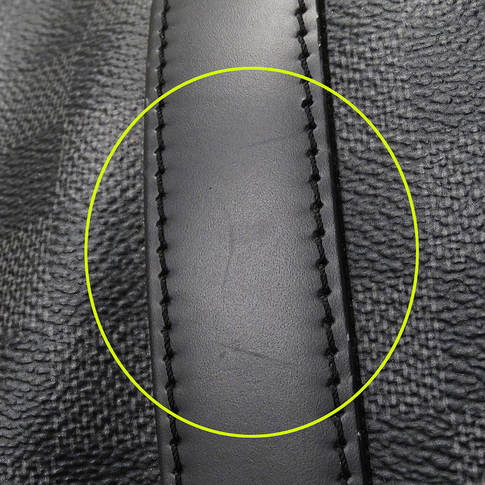 LOUIS VUITTON ルイ・ヴィトン キーポル・バンドリエール55 ボストンバッグ グラフィット ブラック N41413 ダミエグラフィットキャンバス メンズ 【中古】