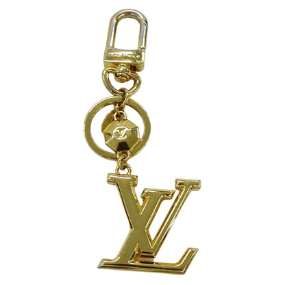 LOUIS VUITTON ルイ・ヴィトン キーホルダー LVファセット キーホルダー GP ゴールド レディース メンズ M65216 【中古】