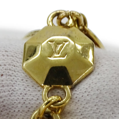 LOUIS VUITTON ルイ・ヴィトン キーホルダー LVファセット キーホルダー GP ゴールド レディース メンズ M65216 【中古】