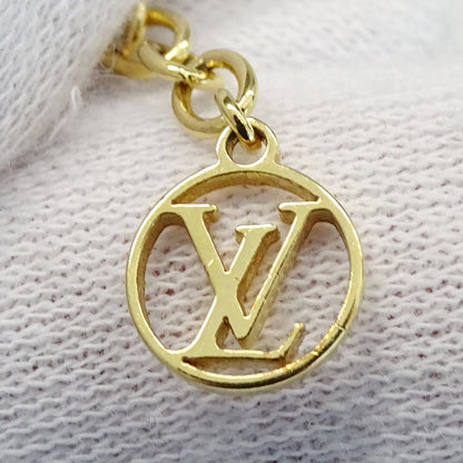 LOUIS VUITTON ルイ・ヴィトン LV アイコニック ネックレス メタル ストラス ゴールド レディース M00596 【中古】