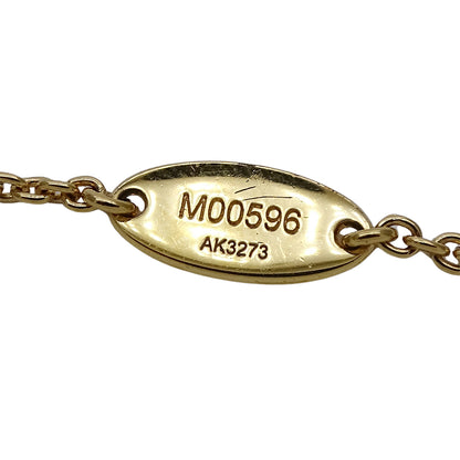 LOUIS VUITTON ルイ・ヴィトン LV アイコニック ネックレス メタル ストラス ゴールド レディース M00596 【中古】