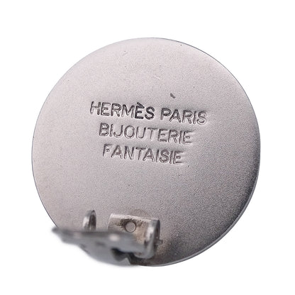 HERMES エルメス セリエ イヤリング シルバー レディース 【中古】
