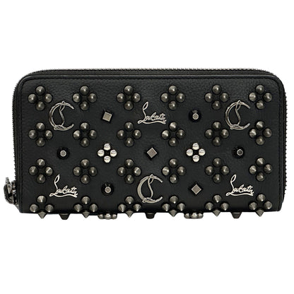 Christian Louboutin クリスチャンルブタン 長財布 ブラック レッド レザー メンズ 【中古】