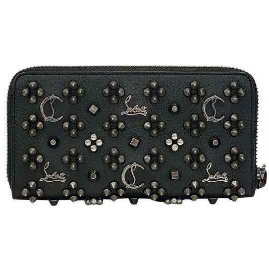 Christian Louboutin クリスチャンルブタン 長財布 ブラック レッド レザー メンズ 【中古】
