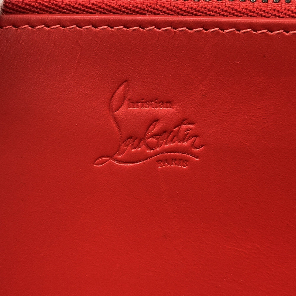 Christian Louboutin クリスチャンルブタン 長財布 ブラック レッド レザー メンズ 【中古】
