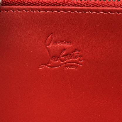 Christian Louboutin クリスチャンルブタン 長財布 ブラック レッド レザー メンズ 【中古】