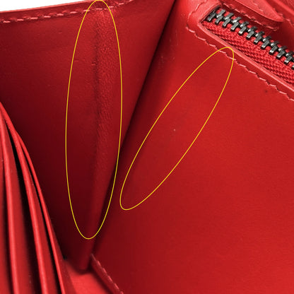Christian Louboutin クリスチャンルブタン 長財布 ブラック レッド レザー メンズ 【中古】