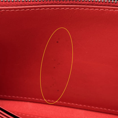 Christian Louboutin クリスチャンルブタン 長財布 ブラック レッド レザー メンズ 【中古】