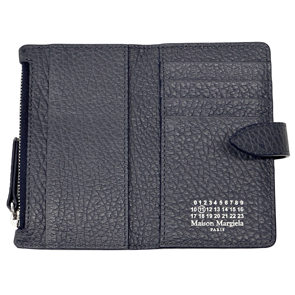 Maison Margiela メゾン マルジェラ フラグメントケース コインケース 4ステッチ パープル SA1VX0019 レザー レディース メンズ 【中古】