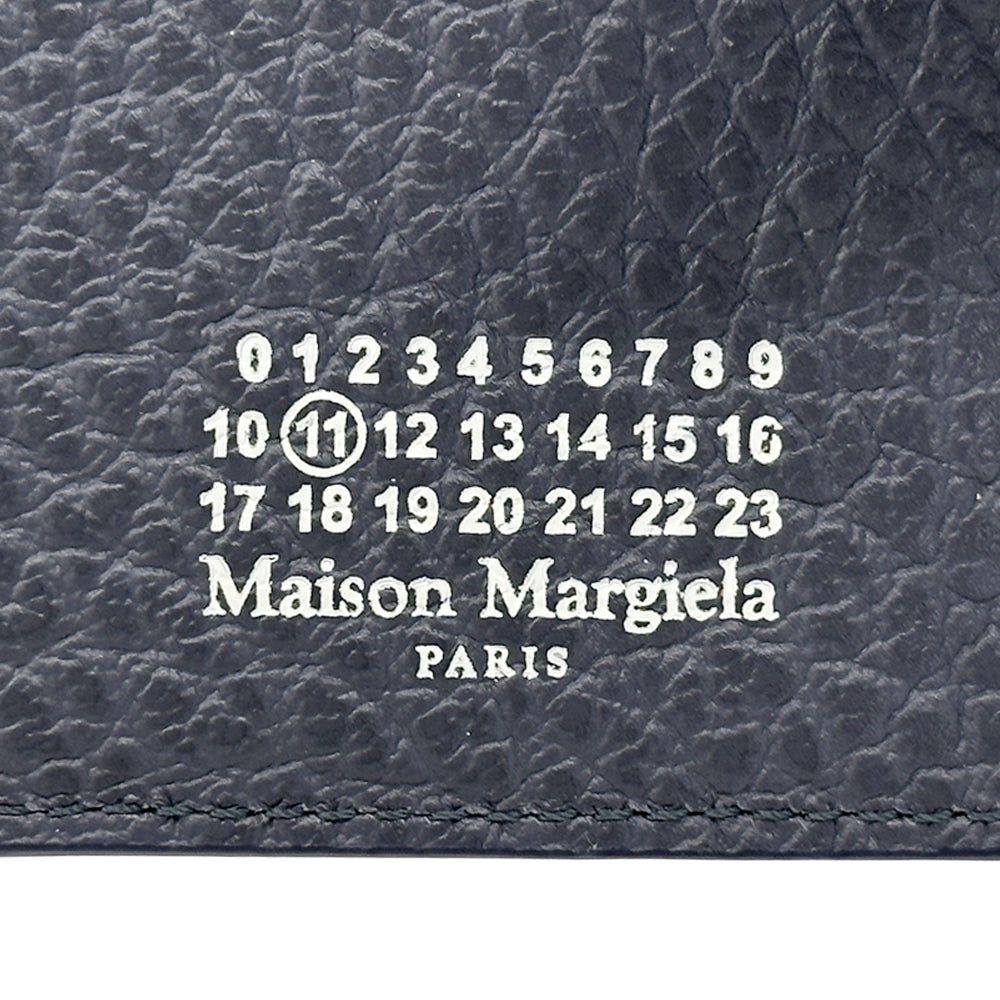 Maison Margiela メゾン マルジェラ フラグメントケース コインケース 4ステッチ パープル SA1VX0019 レザー レディース メンズ 【中古】