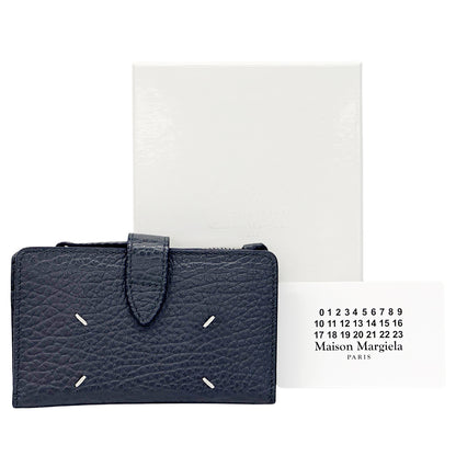 Maison Margiela メゾン マルジェラ フラグメントケース コインケース 4ステッチ パープル SA1VX0019 レザー レディース メンズ 【中古】