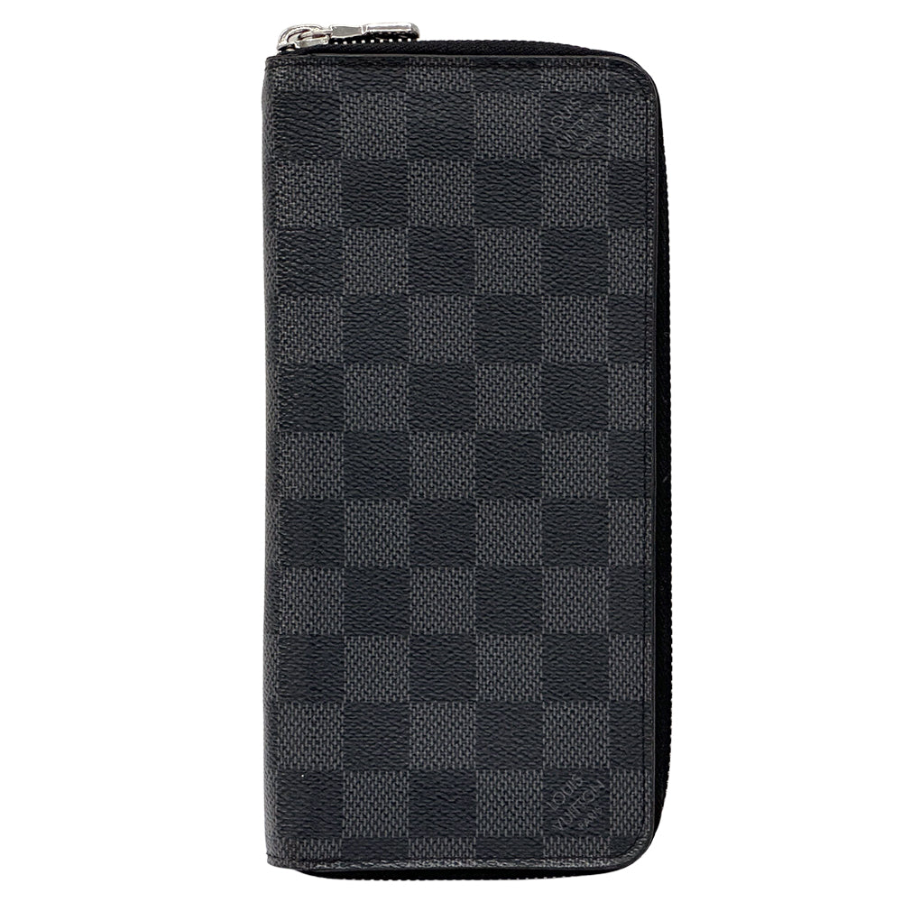 LOUIS VUITTON ルイ・ヴィトン ジッピーウォレット・ヴェルティカル 長財布 ダミエ グラフィット N63095 ダミエグラフィットキャンバス メンズ 【中古】