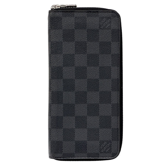 LOUIS VUITTON ルイ・ヴィトン ジッピーウォレット・ヴェルティカル 長財布 ダミエ グラフィット N63095 ダミエグラフィットキャンバス メンズ 【中古】