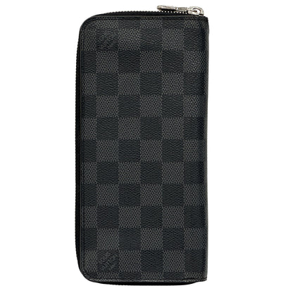 LOUIS VUITTON ルイ・ヴィトン ジッピーウォレット・ヴェルティカル 長財布 ダミエ グラフィット N63095 ダミエグラフィットキャンバス メンズ 【中古】
