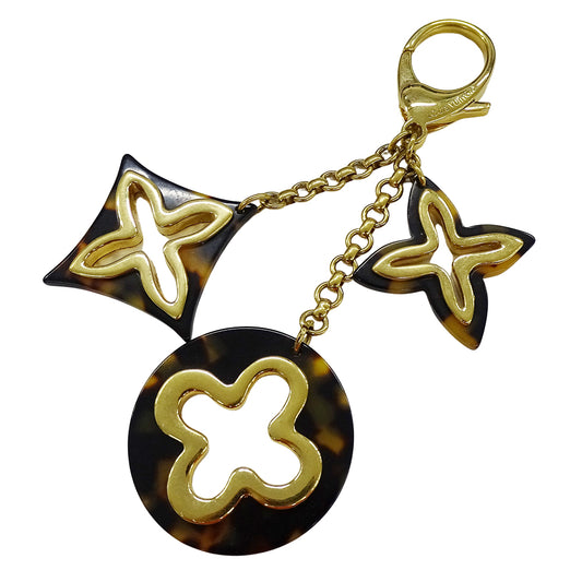 LOUIS VUITTON ルイ・ヴィトン ビジューサック･アンソレンス チャーム ブラウン ブラック ゴールド金具 レディース M65087 【中古】