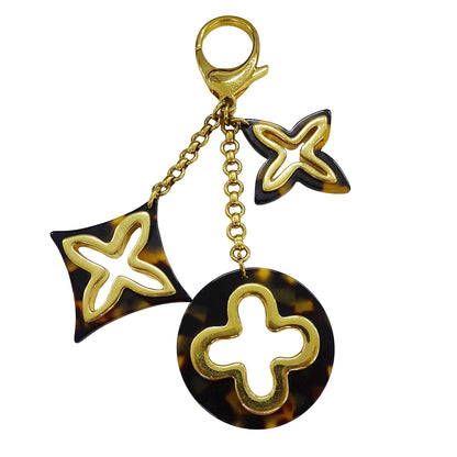 LOUIS VUITTON ルイ・ヴィトン ビジューサック･アンソレンス チャーム ブラウン ブラック ゴールド金具 レディース M65087 【中古】