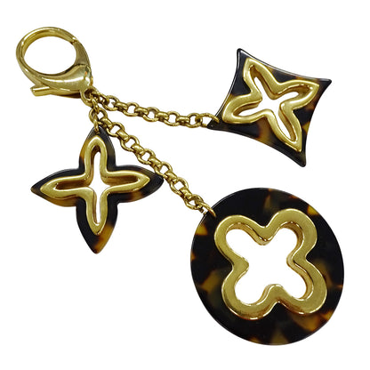 LOUIS VUITTON ルイ・ヴィトン ビジューサック･アンソレンス チャーム ブラウン ブラック ゴールド金具 レディース M65087 【中古】