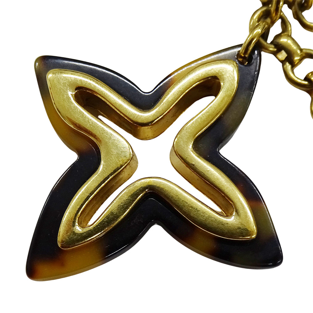 LOUIS VUITTON ルイ・ヴィトン ビジューサック･アンソレンス チャーム ブラウン ブラック ゴールド金具 レディース M65087 【中古】