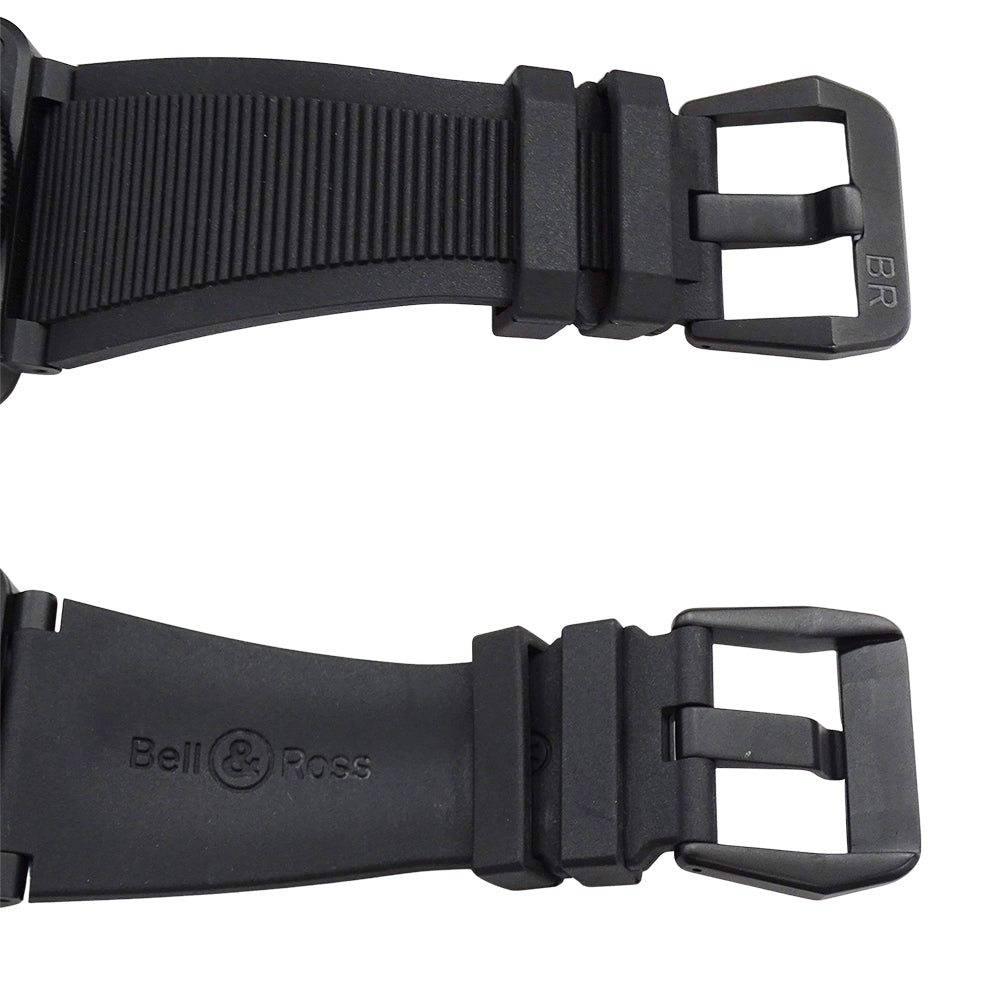 Bell＆Ross ベル＆ロス ダイバー フル ラム セラミック BR03A-D-LM-CE/SRB メンズ 腕時計 自動巻き AT セラミック ラバー ブラック ブルー 【中古】