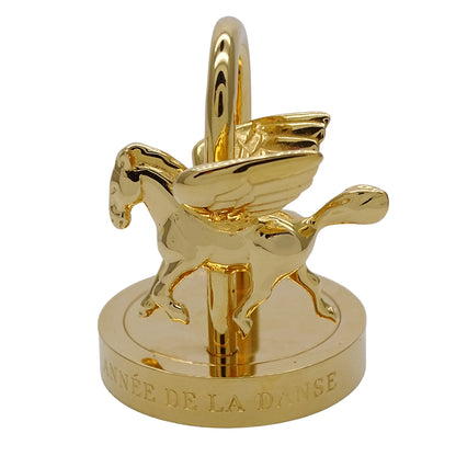 HERMES エルメス アーネダンス ANNEE DE LA DANSE 2007年限定 カデナ ゴールド GP レディース メンズ 【中古】