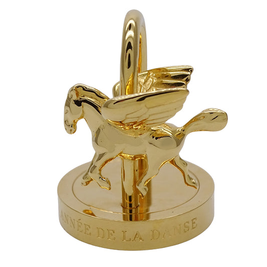 HERMES エルメス アーネダンス ANNEE DE LA DANSE 2007年限定 カデナ ゴールド GP レディース メンズ 【中古】