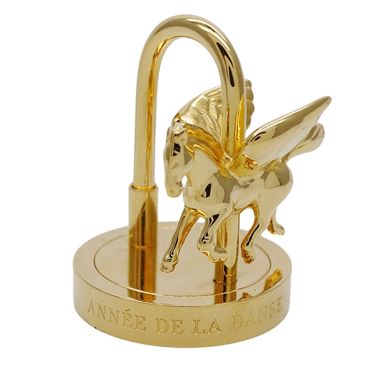 HERMES エルメス アーネダンス ANNEE DE LA DANSE 2007年限定 カデナ ゴールド GP レディース メンズ 【中古】