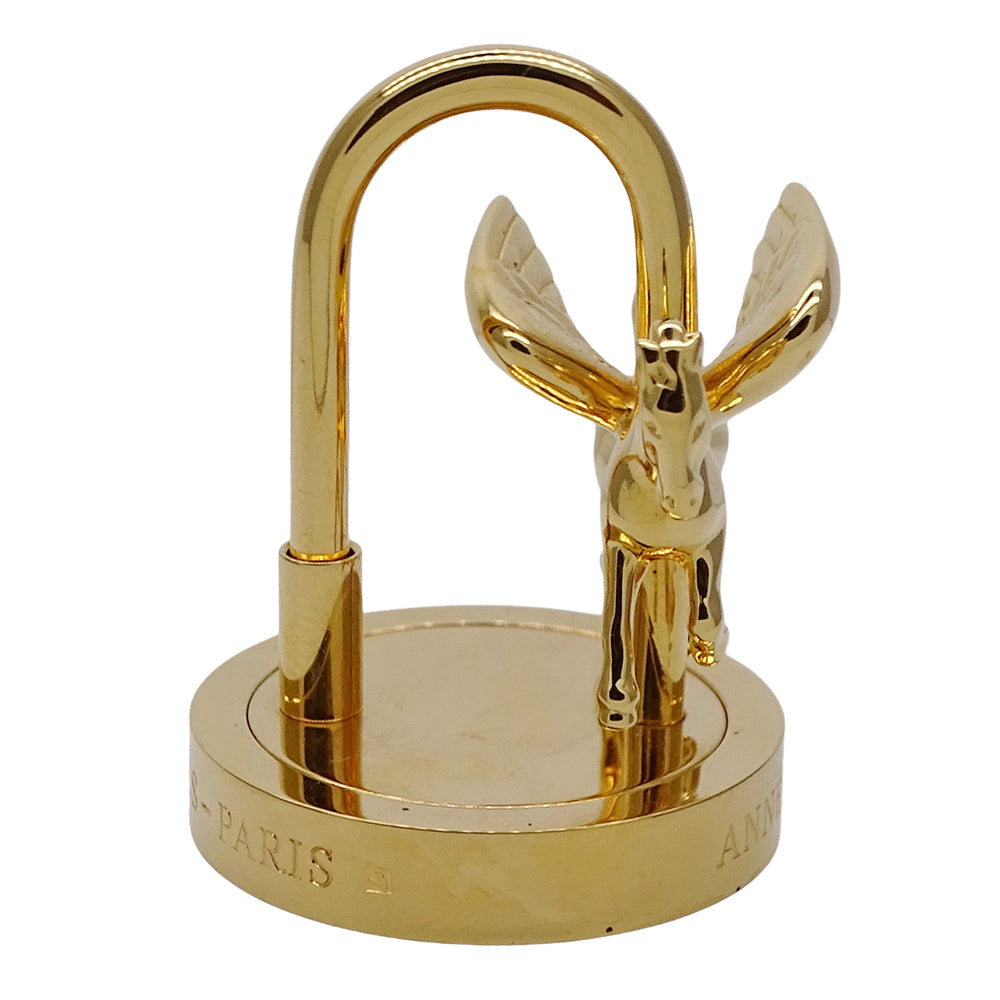 HERMES エルメス アーネダンス ANNEE DE LA DANSE 2007年限定 カデナ ゴールド GP レディース メンズ 【中古】