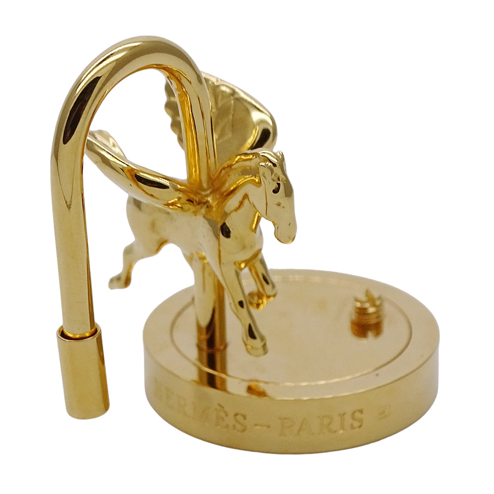HERMES エルメス アーネダンス ANNEE DE LA DANSE 2007年限定 カデナ ゴールド GP レディース メンズ 【中古】