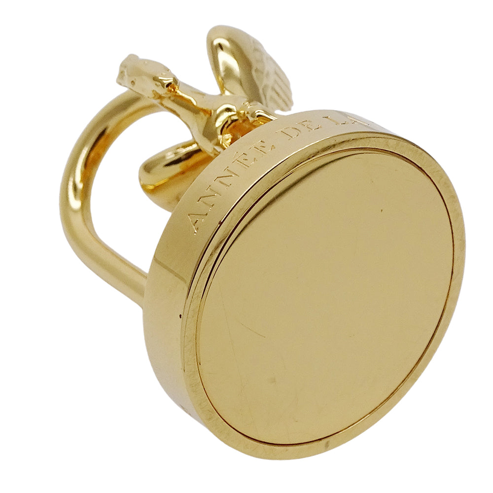 HERMES エルメス アーネダンス ANNEE DE LA DANSE 2007年限定 カデナ ゴールド GP レディース メンズ 【中古】