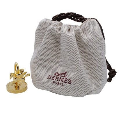 HERMES エルメス アーネダンス ANNEE DE LA DANSE 2007年限定 カデナ ゴールド GP レディース メンズ 【中古】