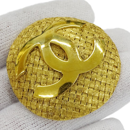 CHANEL シャネル ブローチ GP ゴールド レディース 【中古】