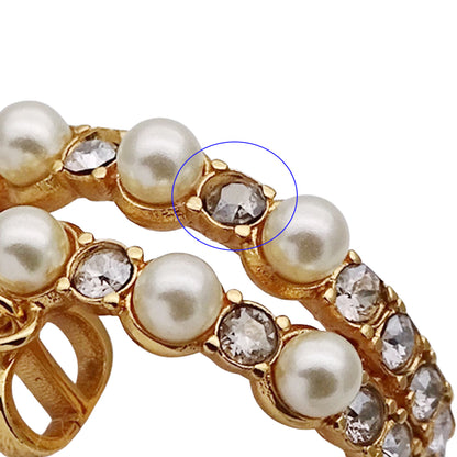 Dior ディオール リング 指輪 メタル ゴールド 10号 レディース 【中古】