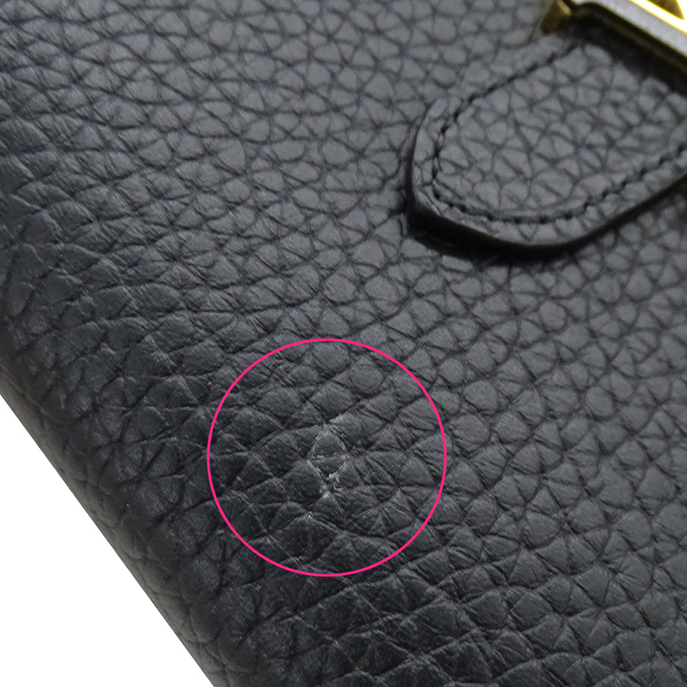 LOUIS VUITTON ルイ・ヴィトン LV ヴェルティカル ウォレット 長財布 ノワール M81330 レディース メンズ 【中古】