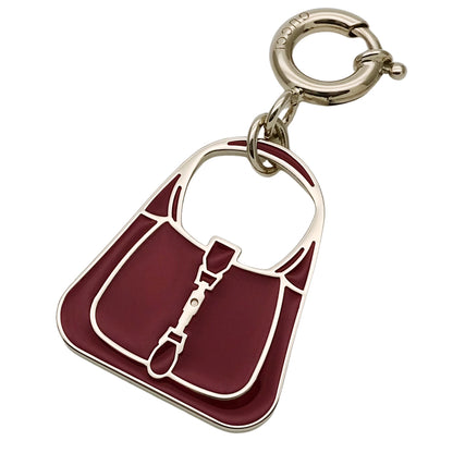 GUCCI グッチ バッグチャーム チャーム ジャッキー メタル ボルドー レディース 837066 【中古】