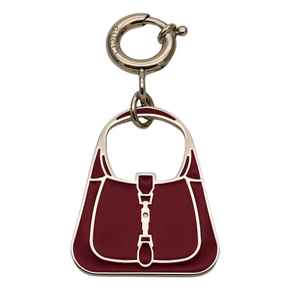 GUCCI グッチ バッグチャーム チャーム ジャッキー メタル ボルドー レディース 837066 【中古】