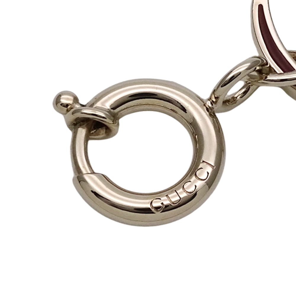 GUCCI グッチ バッグチャーム チャーム ジャッキー メタル ボルドー レディース 837066 【中古】
