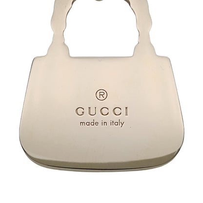 GUCCI グッチ バッグチャーム チャーム バンブー メタル クリーム レディース 837068 【中古】