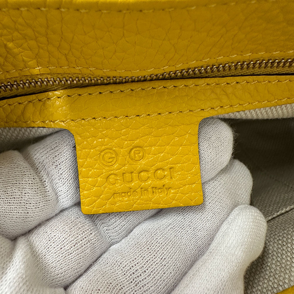 GUCCI グッチ ショルダーバッグ ソーホー イエロー 536224 レザー レディース メンズ 【中古】