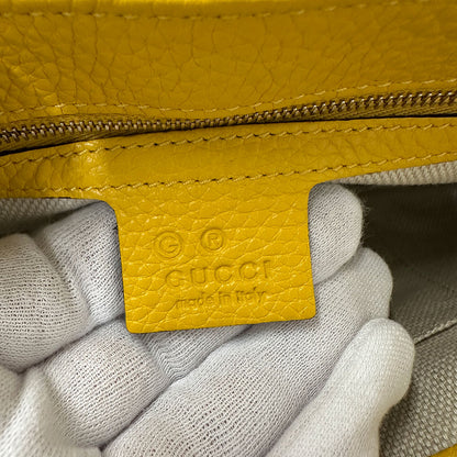 GUCCI グッチ ショルダーバッグ ソーホー イエロー 536224 レザー レディース メンズ 【中古】