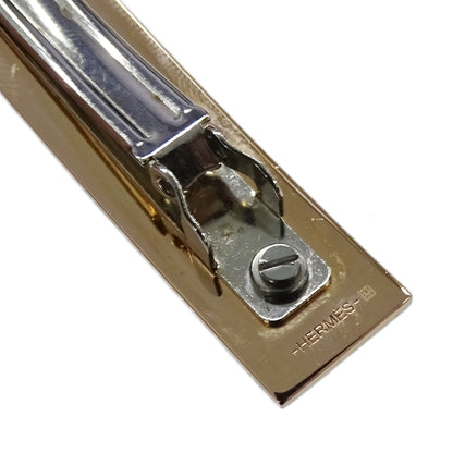HERMES エルメス アイリーンGM バレッタ メタル ピンクゴールド シルバー レディース 【中古】