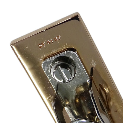 HERMES エルメス アイリーンGM バレッタ メタル ピンクゴールド シルバー レディース 【中古】