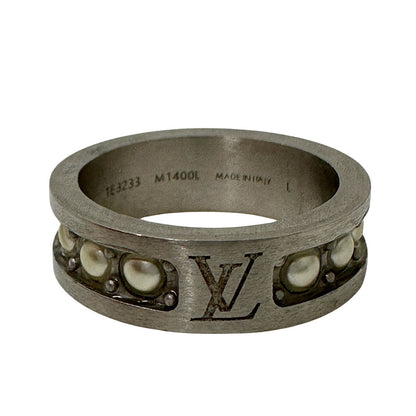 LOUIS VUITTON ルイ・ヴィトン リング・モノグラムパール リング 指輪 GP シルバー 約21号 レディース メンズ M1400L 【中古】
