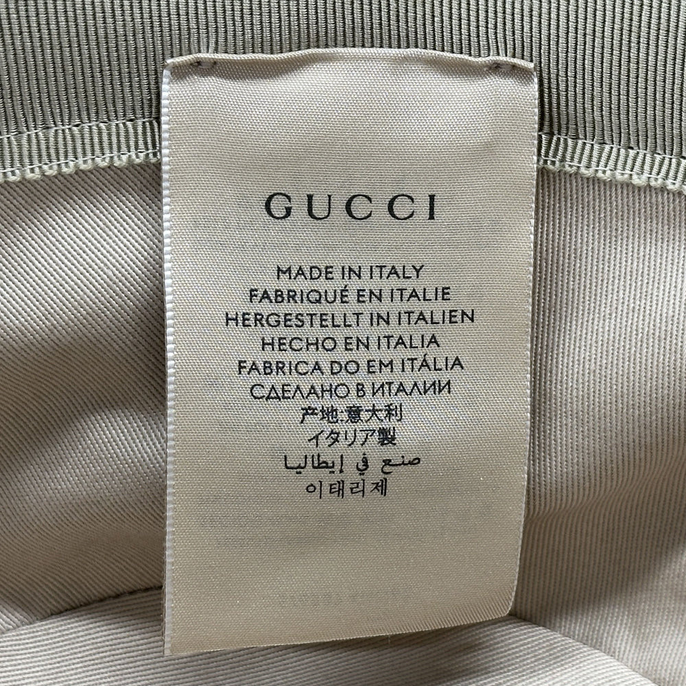 GUCCI グッチ バケットハット ハット GGキャンバス GGマーモント ブラウン 576587 GGキャンバス レディース メンズ 【中古】