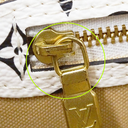 LOUIS VUITTON ルイ・ヴィトン ネヴァーフルMM トートバッグ モノグラムジャイアント カーキグリーン ベージュ M44568 モノグラムキャンバス レディース 【中古】