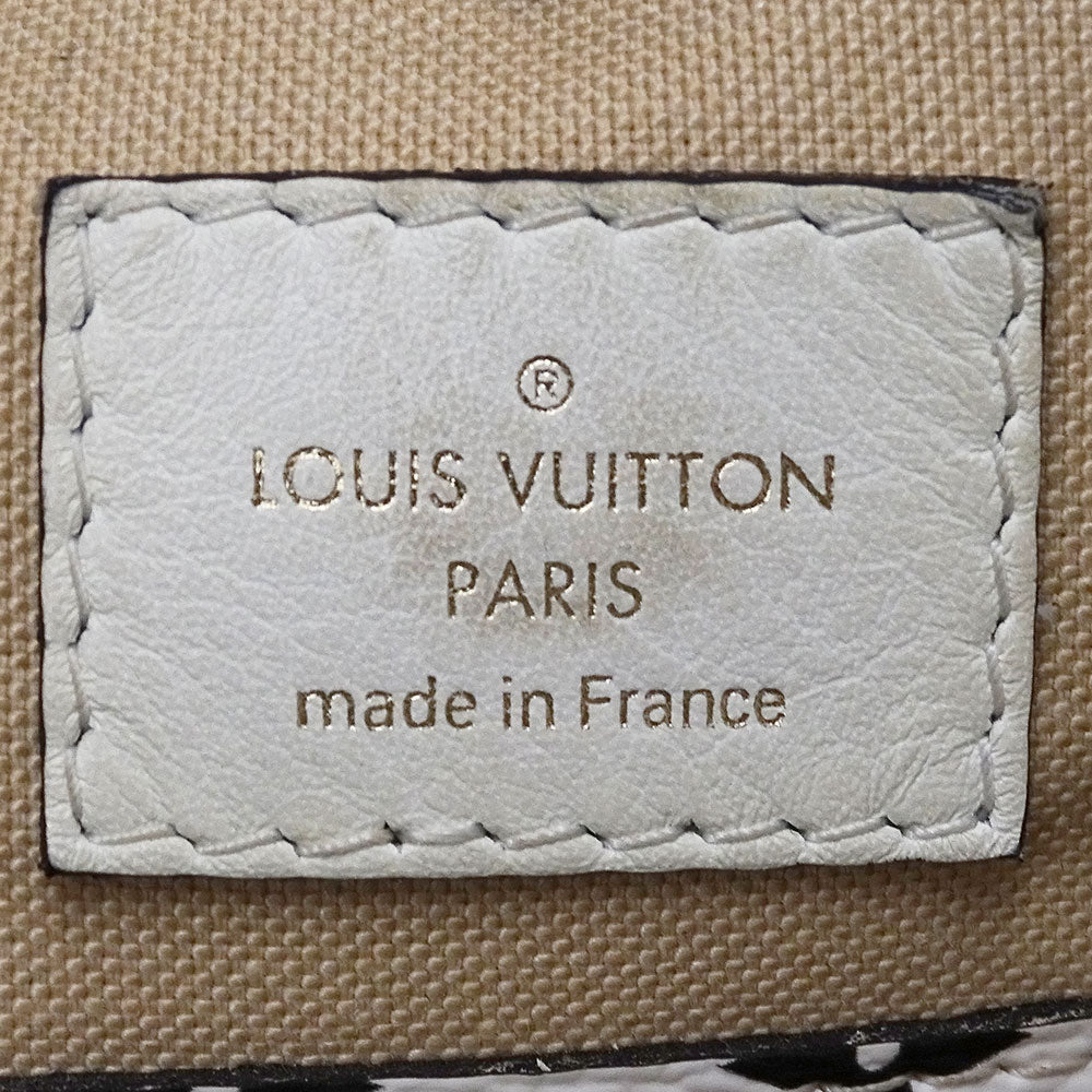 LOUIS VUITTON ルイ・ヴィトン ネヴァーフルMM トートバッグ モノグラムジャイアント カーキグリーン ベージュ M44568 モノグラムキャンバス レディース 【中古】