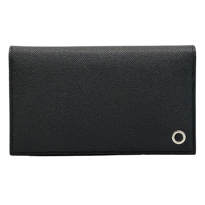 BVLGARI ブルガリ ラージウォレット 長財布 ブルガリブルガリ マン ブラック レザー メンズ 【中古】