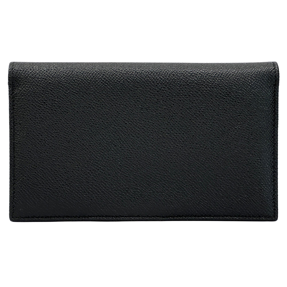 BVLGARI ブルガリ ラージウォレット 長財布 ブルガリブルガリ マン ブラック レザー メンズ 【中古】
