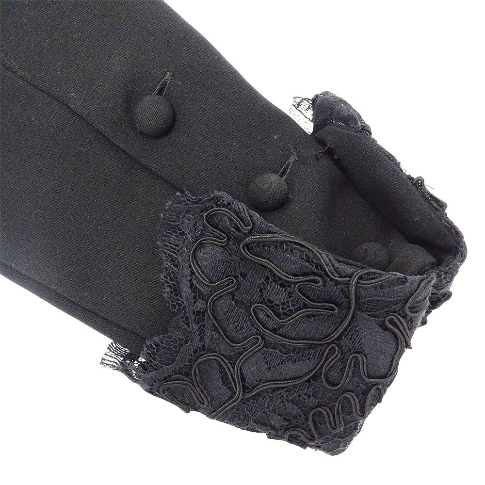 CHANEL シャネル ジャケット カメリア ブラック ゴールド金具 レディース 【中古】