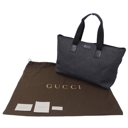 GUCCI グッチ トートバッグ グッチシマ ブラック 289626 デニム レディース 【中古】