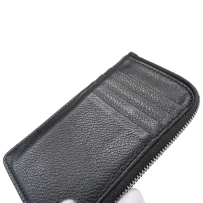 PRADA プラダ カードケース ブラック シルバー金具 2MC021 レディース メンズ 【中古】